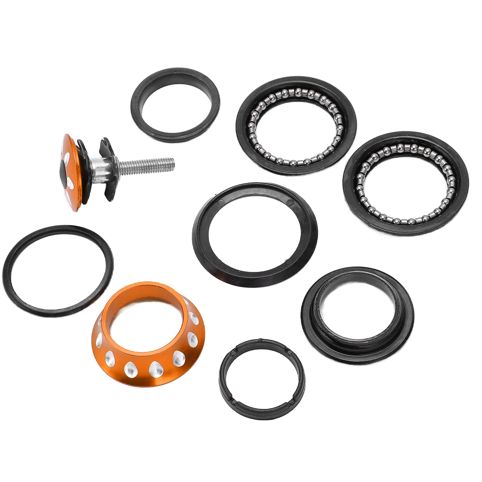 Chiwe Bearing Headset - Premium Tapered Bike Headset for Mountain Bikes | Durable Metal Construction, Smooth Rotation | Ideal for Trail Riding & Off-Road Cycling