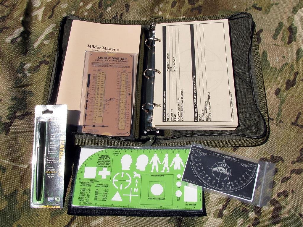 All-in-One Sniper Kit - Tactical Shooting Gear in Olive Drab & Black - Standard Range (100-300 Yards) - Perfect for Hunting, Target Practice & Outdoor Survival Training