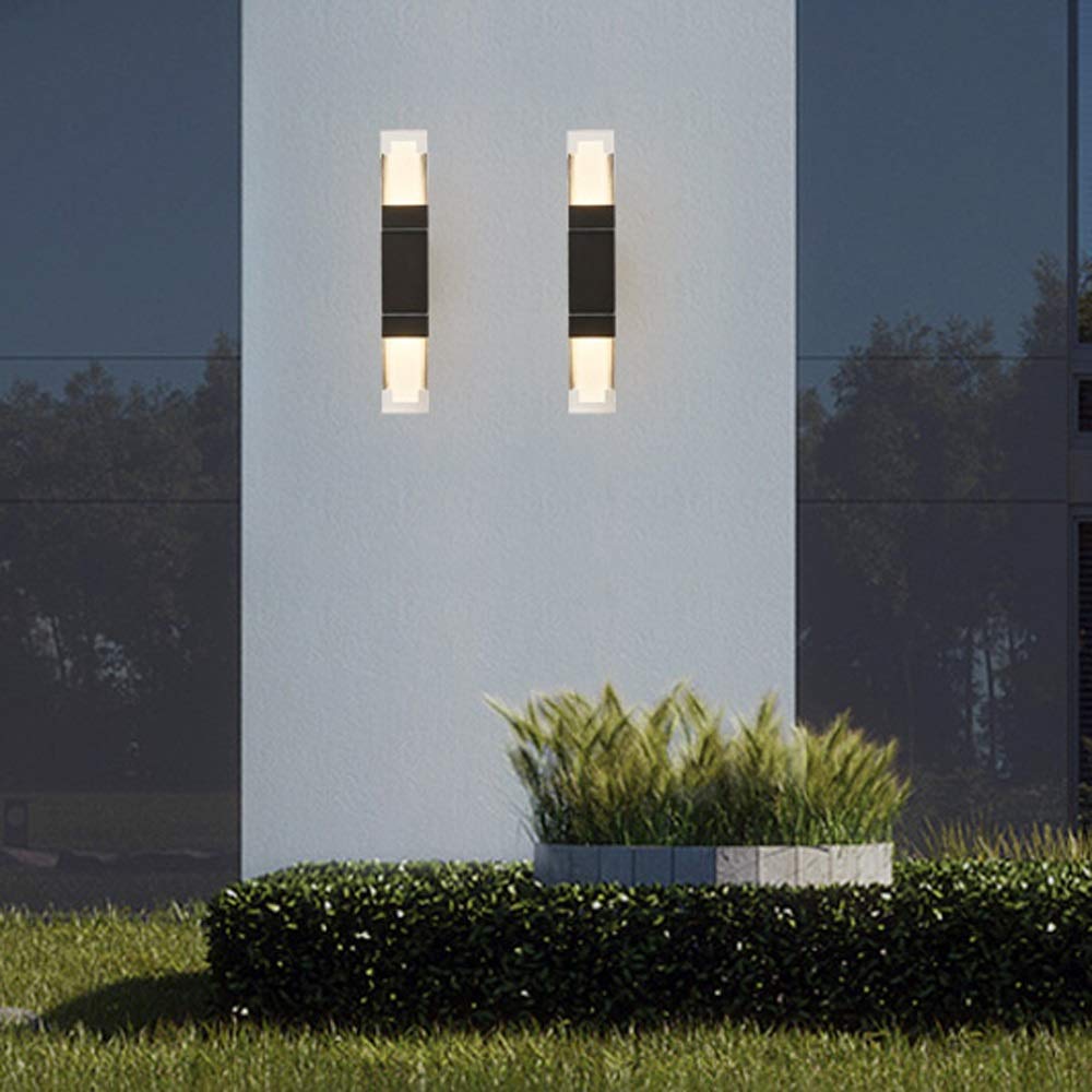 Modern Waterproof Outdoor Wall Light - IP65 Rated for Balcony, Corridor, Bedroom & Living Room - Dimmable LED Wall Lamp for Reading, Decoration & Hotel Aisle Lighting