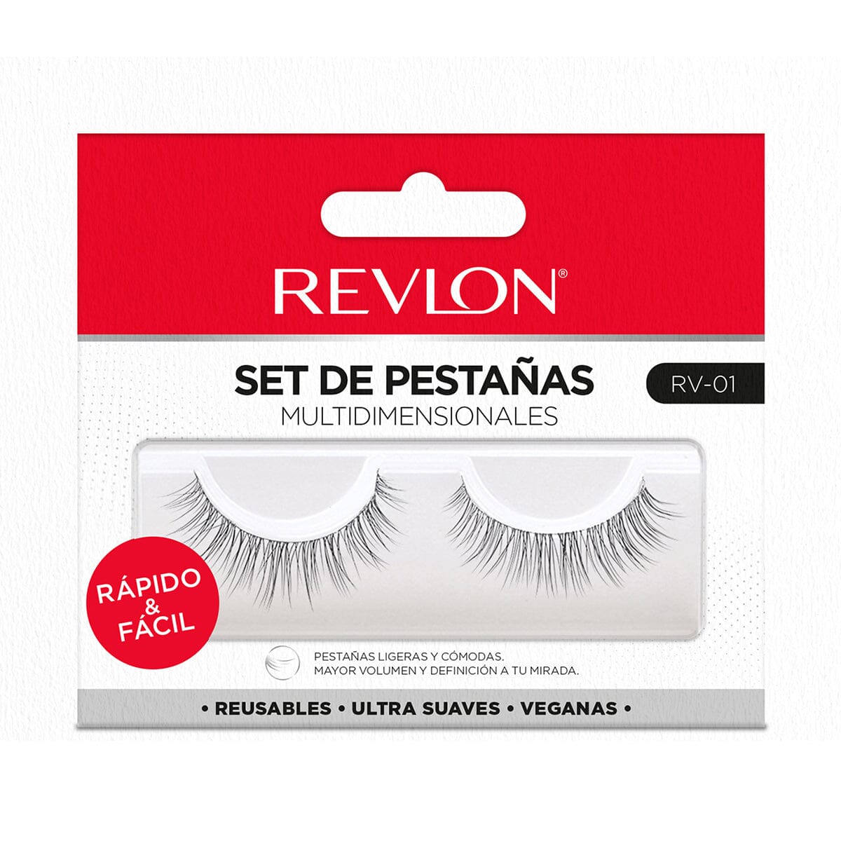 Revlon Eyelashes - 1 Pair, Style #1 for Natural & Glamorous Look - Perfect for Parties, Weddings & Special Occasions
