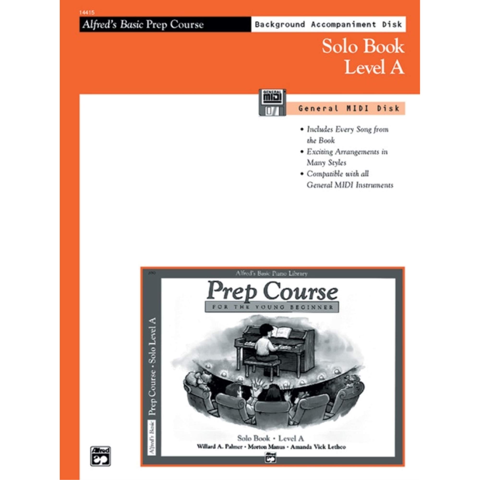 Willard A. Palmer: Alfred's Basic Piano Prep Course GM Disk for Solo Book A | Piano Learning Software for Beginners | Perfect for Home Practice & Music Lessons