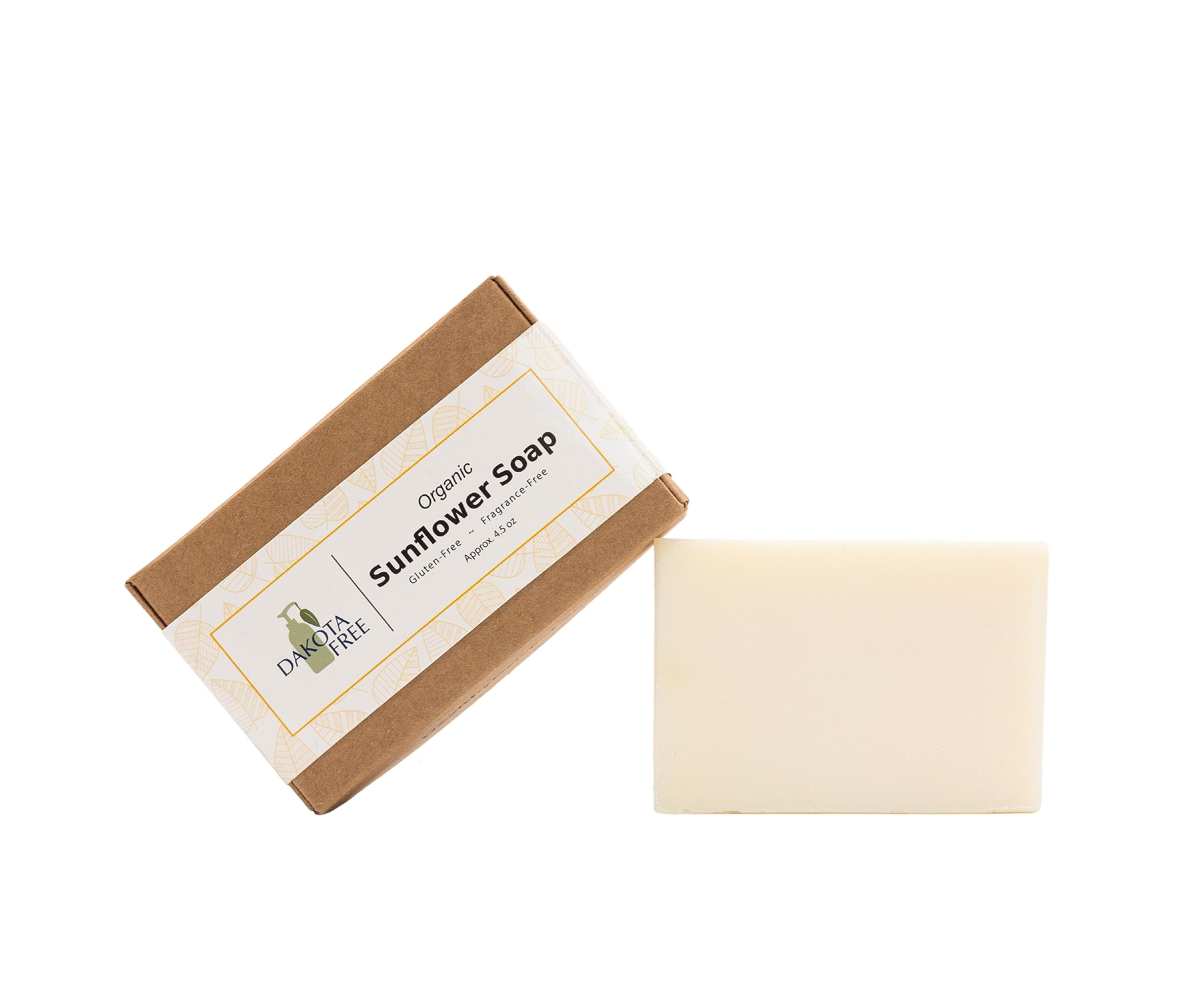 Organic Sunflower Soap 4 oz Bar - Natural Handmade Soap with Sunflower Oil for Sensitive Skin - Perfect for Daily Face & Body Cleansing, Gifts & Eco-Friendly Bath Routine