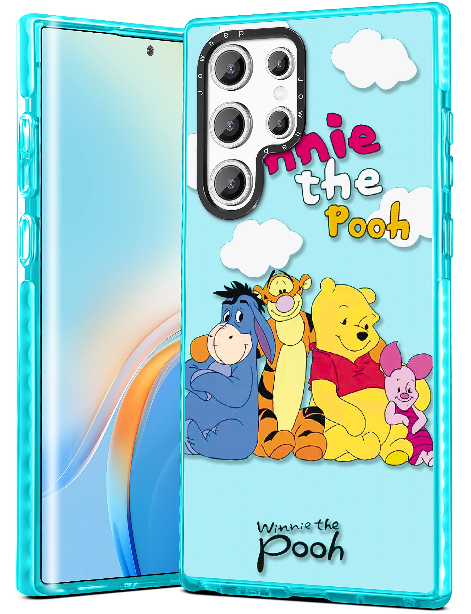 Cute Cartoon TPU Protective Phone Case for Samsung Galaxy S22 Ultra - Kawaii Girly Design for Women, Girls & Boys - Durable Shockproof Cover for Daily Use, School & Work