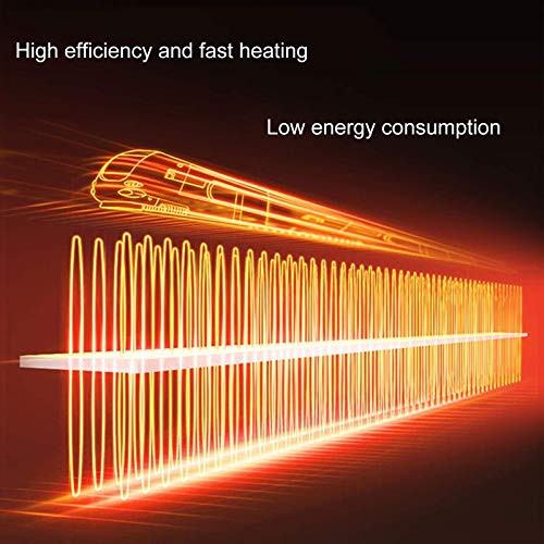 Wall-Mounted Electric Fireplace Heater with Realistic Wood Stove Design - Overheat Protection & Energy Efficient Indoor Heating for Living Room, Bedroom & Office