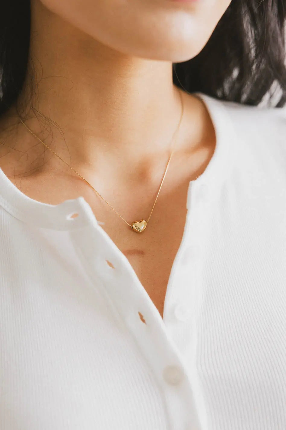 Alina Heart Necklace for Women - Elegant 18K Gold Plated Pendant with Cubic Zirconia - Perfect Gift for Valentine's Day, Anniversary & Romantic Occasions