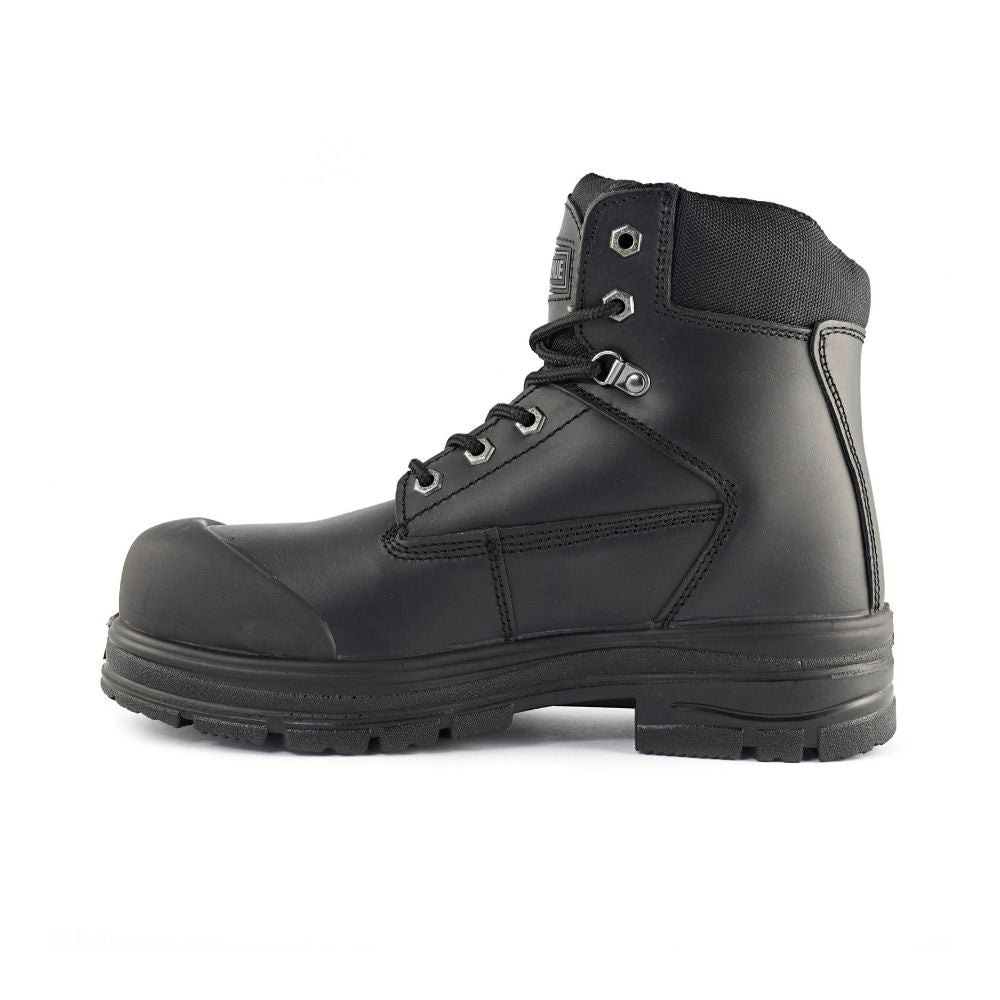 JB Goodhue Dash2 Men's 6-Inch Composite Toe Work Boots - Safety Shoes for Construction, Warehouse & Outdoor Work | Black (Model 14018) | ASTM F2413-11 Certified | Slip & Oil Resistant