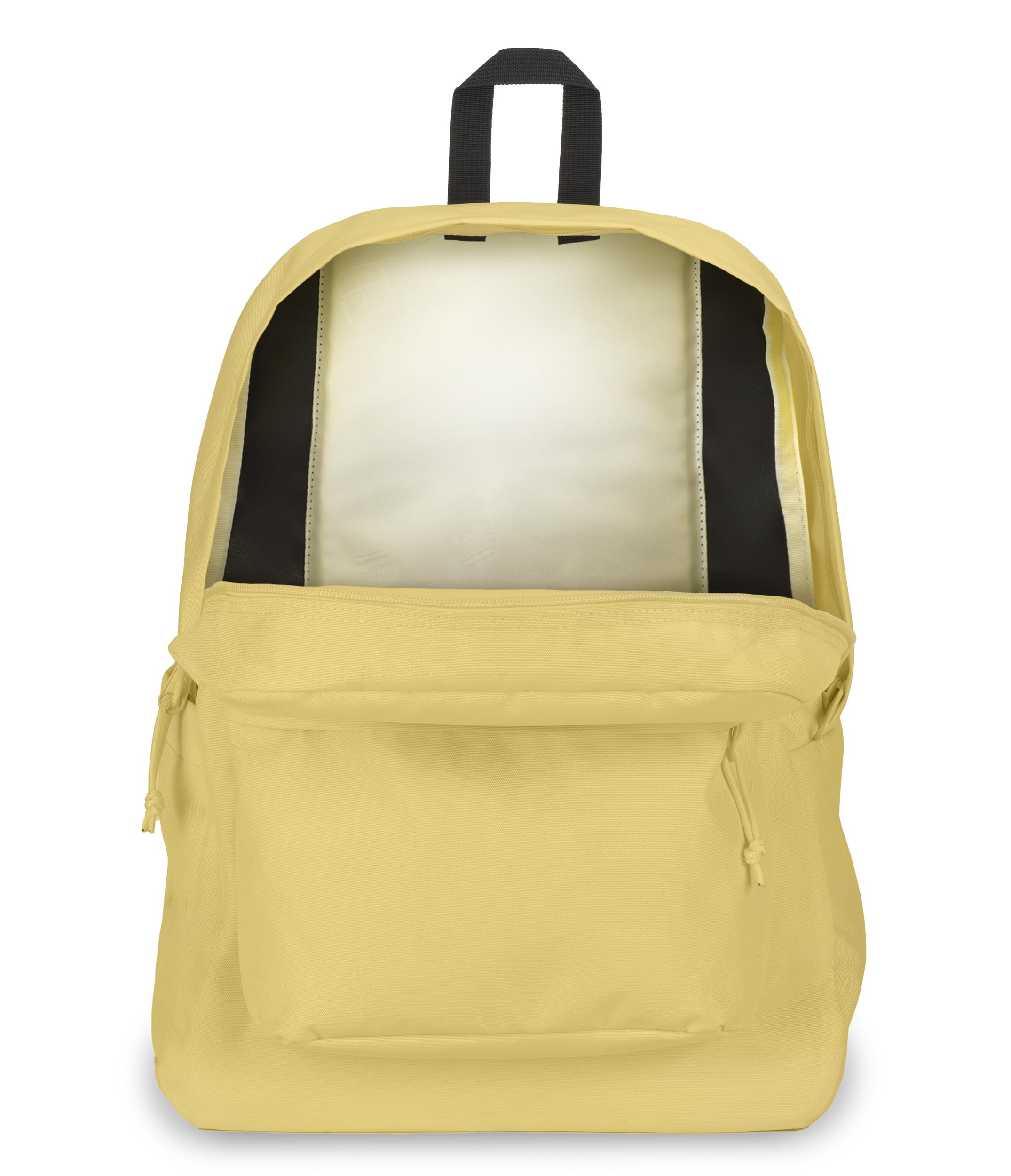 JanSport SuperBreak Backpack - Durable Lightweight School Backpack for College Students & Travel - Pale Banana Color - Perfect for Daily Commute, Campus Life & Weekend Getaways