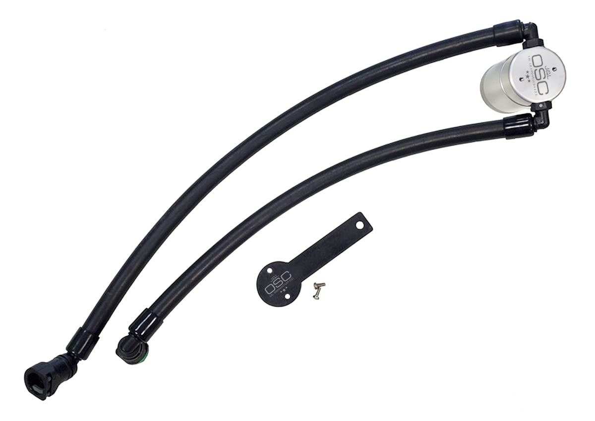 J&L Oil Separator 3.0 - Compatible with 2021-2023 Ram TRX 6.2L Supercharged - Passenger Side Catch Can (Silver) - Reduces Engine Oil Consumption & Improves Performance for Off-Road & High-Performance Driving