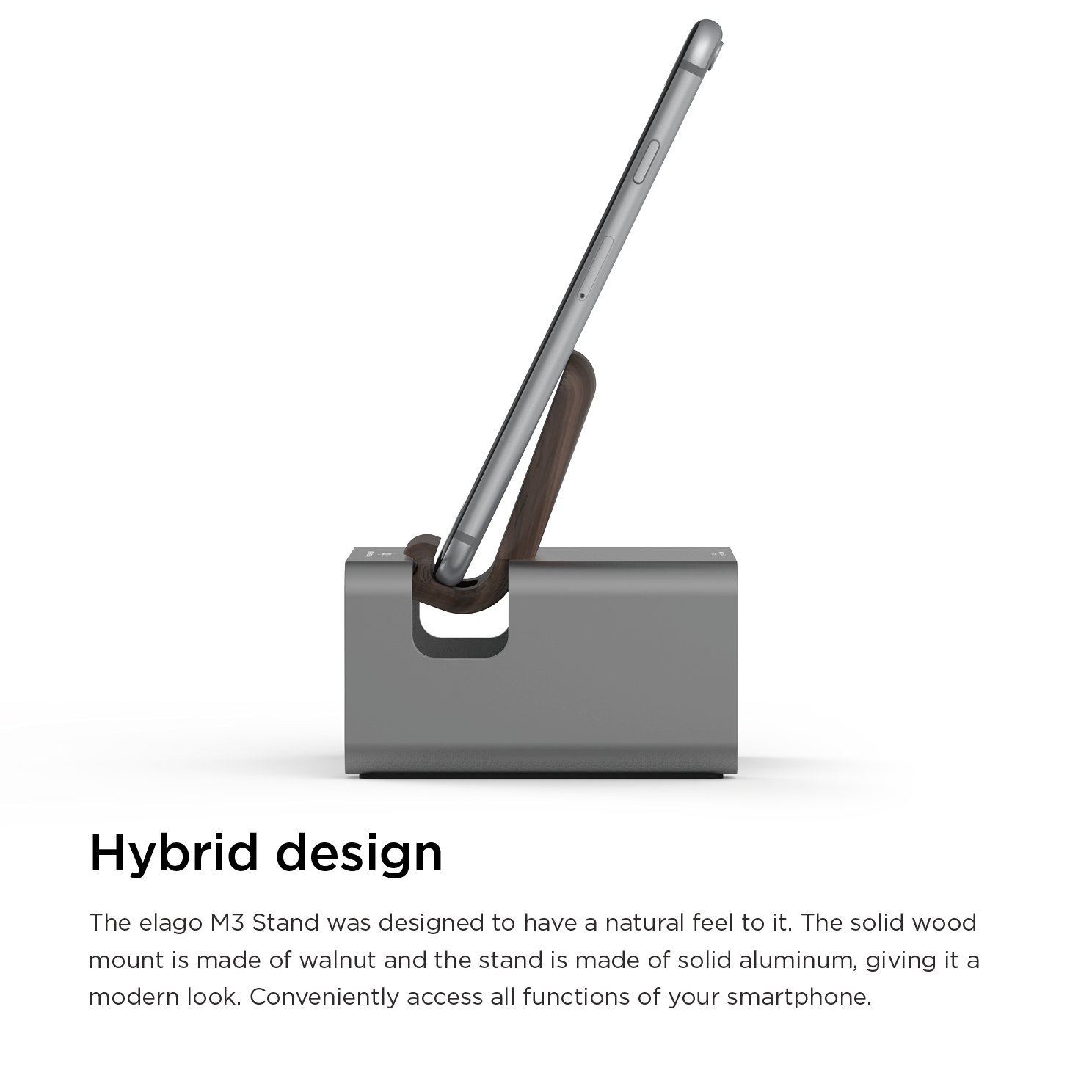 Premium Aluminum M3 Stand for iPhone, iPad, Galaxy - Home & Office Use