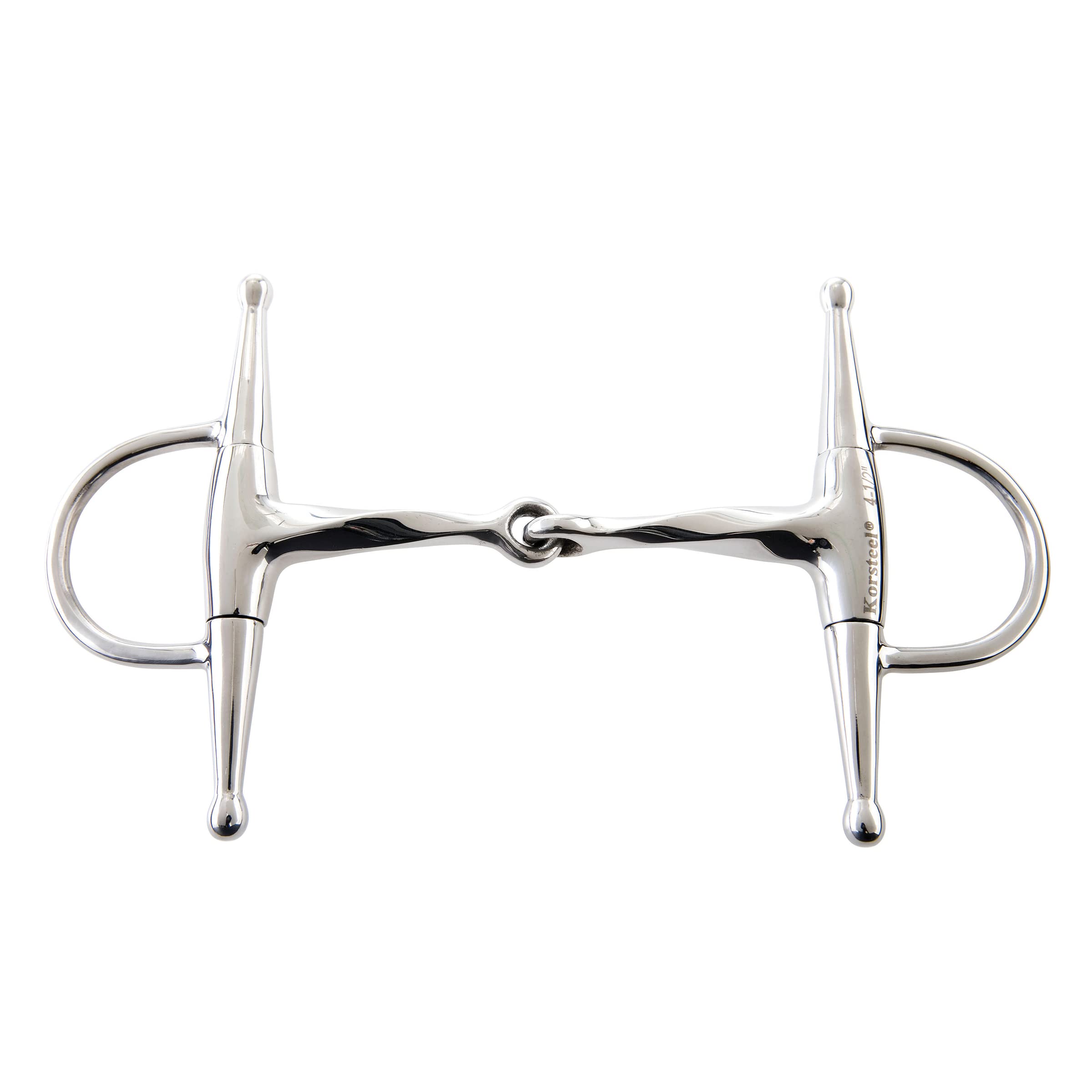 5 Inch Stainless Steel Slow Twist Full Cheek Eggbutt Snaffle Bit for Horses - Gentle Training & Riding Control for Dressage, Jumping & Trail Riding
