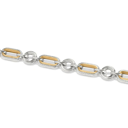 Brighton Medici Two Tone Link Bracelet - Elegant Gold & Silver Chain Bracelet for Women | Perfect for Parties, Weddings & Everyday Wear