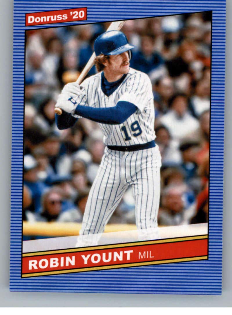 2020 Donruss #233 Robin Yount Milwaukee Brewers Baseball Trading Card - Rare Sports Collectible for Fans & Investors - Perfect for Display, Trading, and Memorabilia Collections
