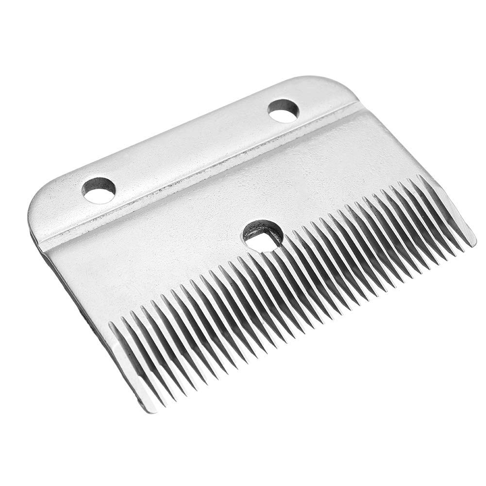 Professional Horse Clippers Blades - 35 Teeth Stainless Steel Detachable Universal Blades for Horse Grooming (Top & Bottom) | Perfect for Show Prep, Daily Grooming & Veterinary Care