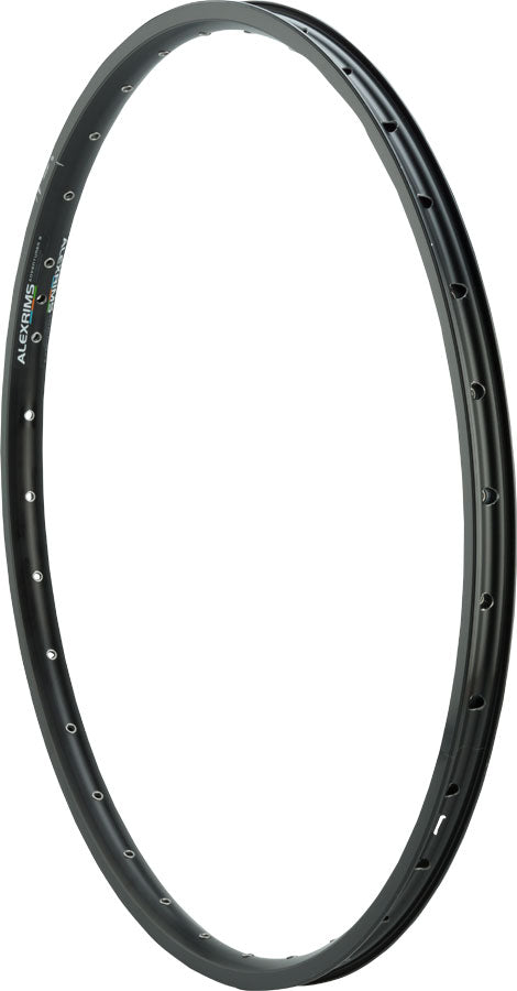 Alex Adventure 2 Rim 700C Disc Brake Bike Wheel - Black/Silver 32H Clincher with Presta Valve, Lightweight Alloy - Perfect for Road Biking, Commuting & Cycling Adventures