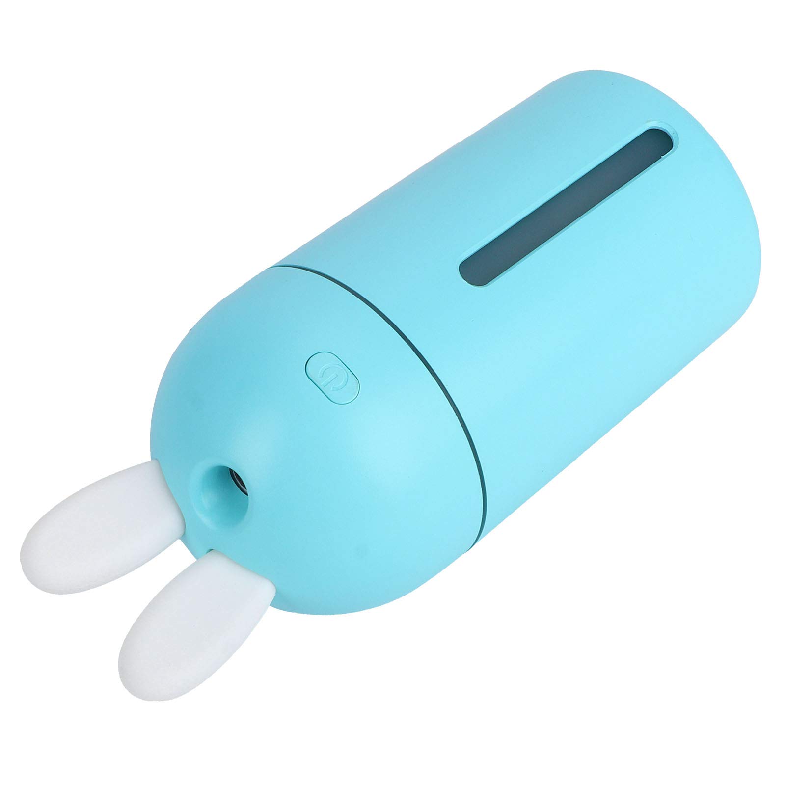 Portable Mini Humidifier with 200ML Water Tank, 3-Hour Timer & Night Light - Compact Desk Humidifier for Bedroom, Office, Car Travel & Dry Air Relief (Blue) | Perfect for Home, Work & On-the-Go Use