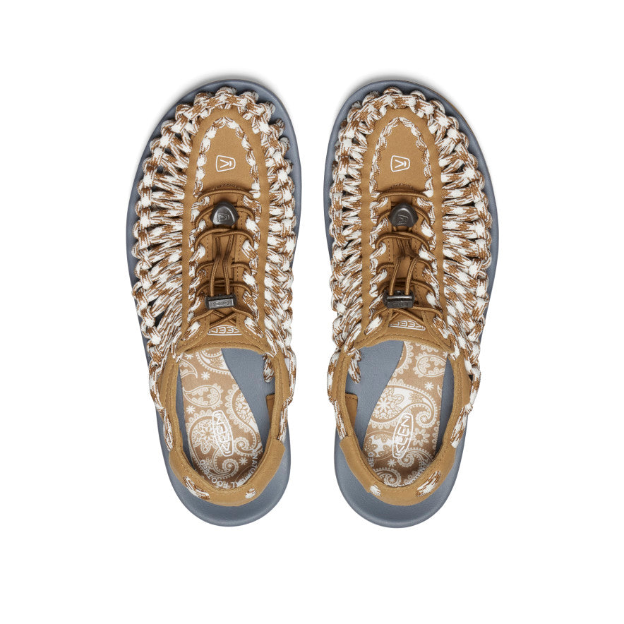 Men's UNEEK Flat Cord Sneakers by T.H.C. | Reno Paisley Design - Lightweight & Comfortable Walking Shoes for Outdoor Activities & Casual Wear