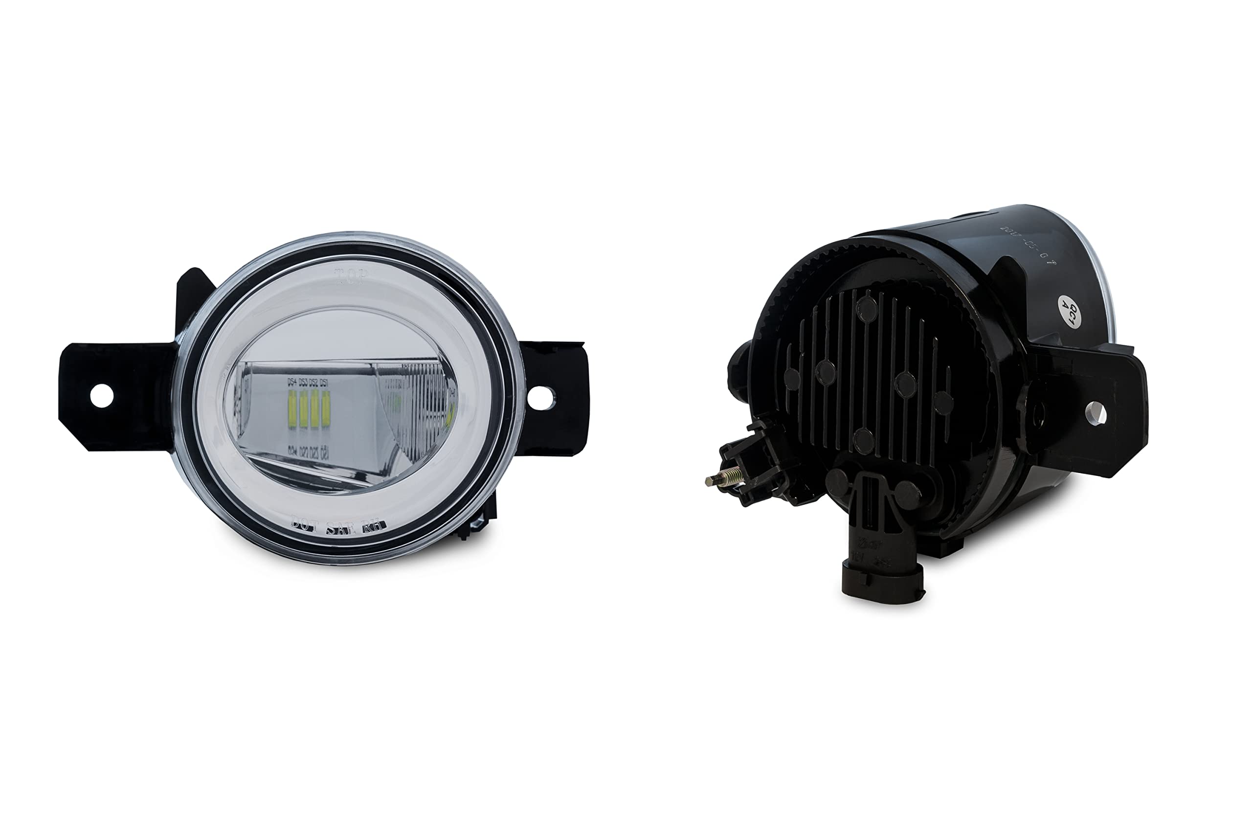 83130 LED Fog Lights - High Brightness Clear Glass for Trucks, SUVs & Off-Road Vehicles | Perfect for Night Driving & Bad Weather Conditions