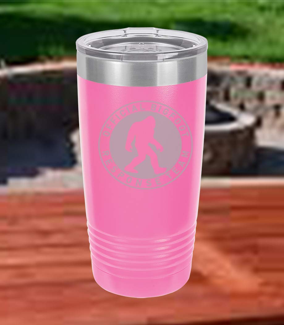 Bigfoot Response Team 20oz Insulated Tumbler - Stainless Steel Travel Mug with Lid, Perfect Gift for Bigfoot & Sasquatch Lovers - Ideal for Camping, Hiking & Outdoor Adventures