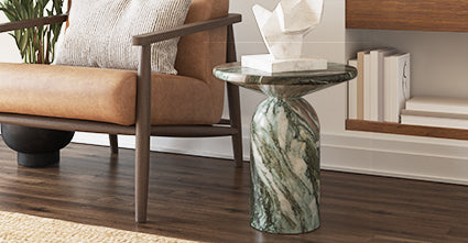 Wells End Table - Modern Side Table for Living Room, Bedroom & Office - Perfect for Lamps, Books & Decor
