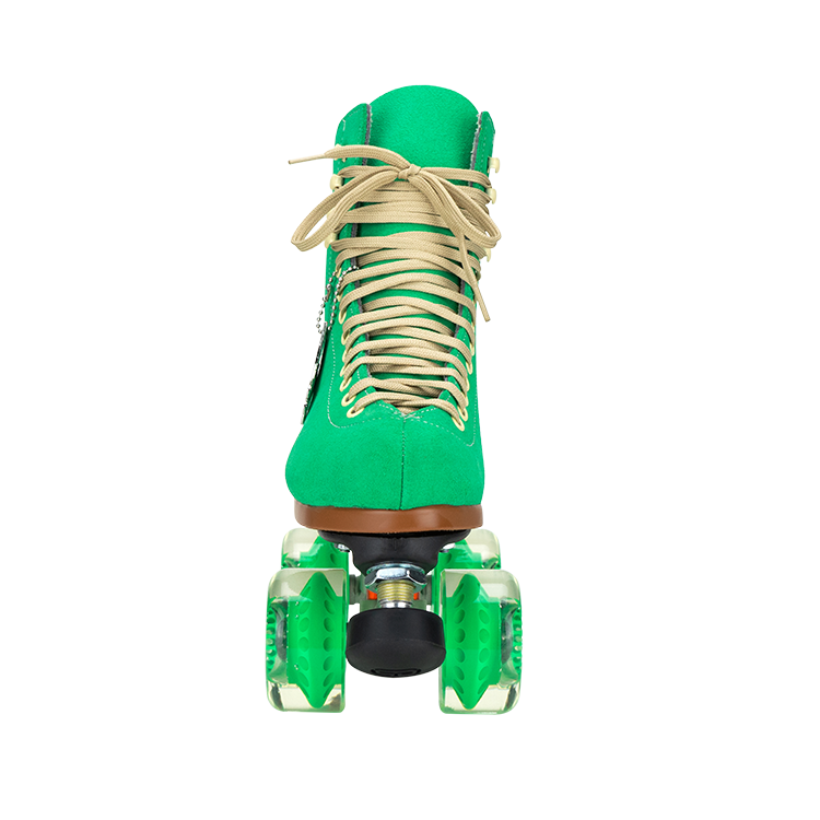 Moxi Lolly Roller Skates - Green Apple Color | Premium Quad Skates for Women & Girls | Perfect for Outdoor Skating, Rink, Park & Fitness