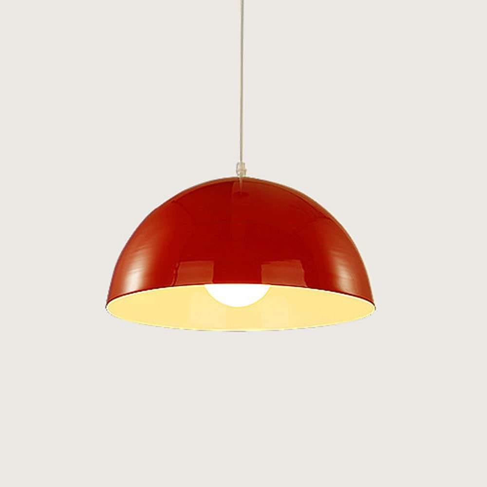 Macaron Color Chandeliers - Modern Geometric Single Head Pendant Light Fixture, Small Hanging Lamp for Kitchen Island, Restaurant, Bar, Foyer, Hallway & Farmhouse Decor | Industrial Style Lighting for Home & Commercial Spaces