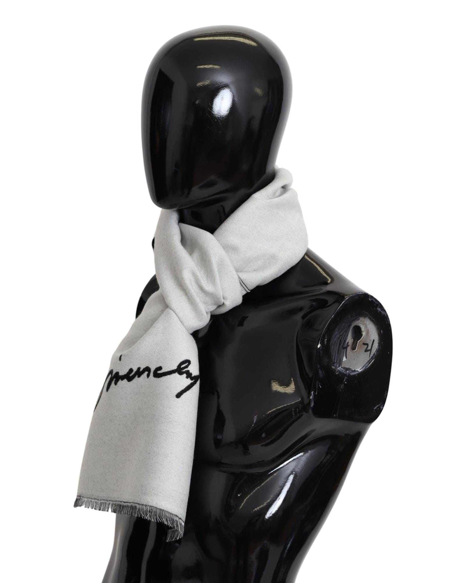 Givenchy Logo Print Scarf for Men - Luxury Designer Cashmere Wrap - Perfect for Winter, Travel & Gifts