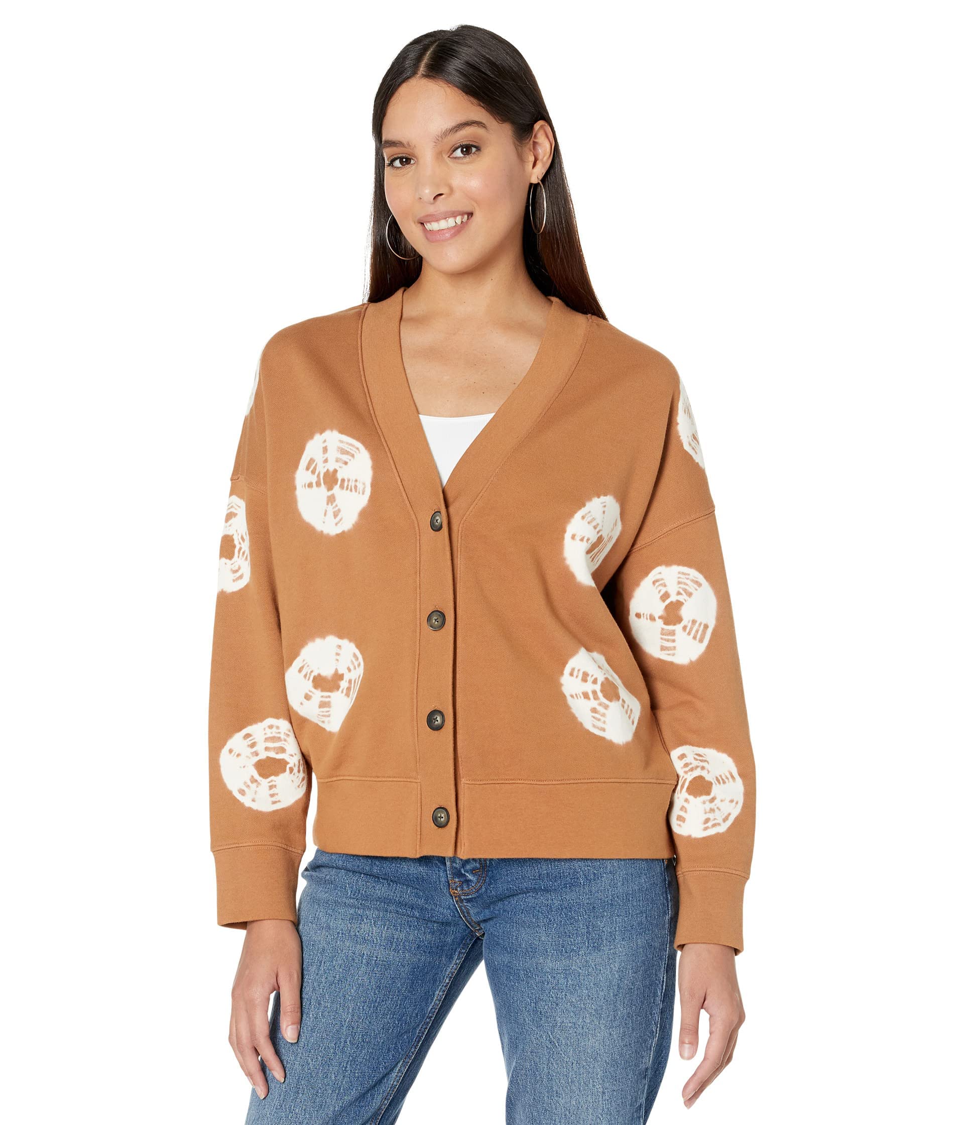 Madewell Women's Boysenberry Dot Cardigan - Soft Knit Sweater for Casual Wear, Office & Layering | Cozy Fall & Winter Fashion