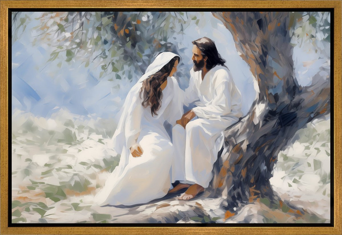 Abide With Me Gallery Wrap Canvas - High-Quality Wall Art for Home & Office Decor - Perfect for Living Room, Bedroom, and Gift Giving