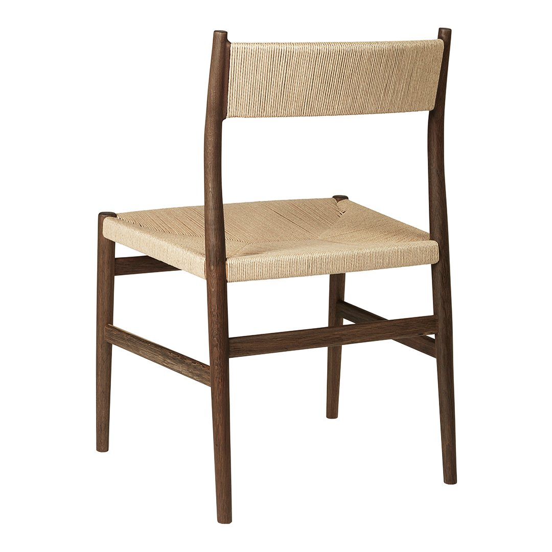 Arv Dining Chair with Paper Cord Seat - Modern & Eco-Friendly Dining Room Furniture for Home, Restaurant, and Cafe Use