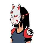 Girl in Mask