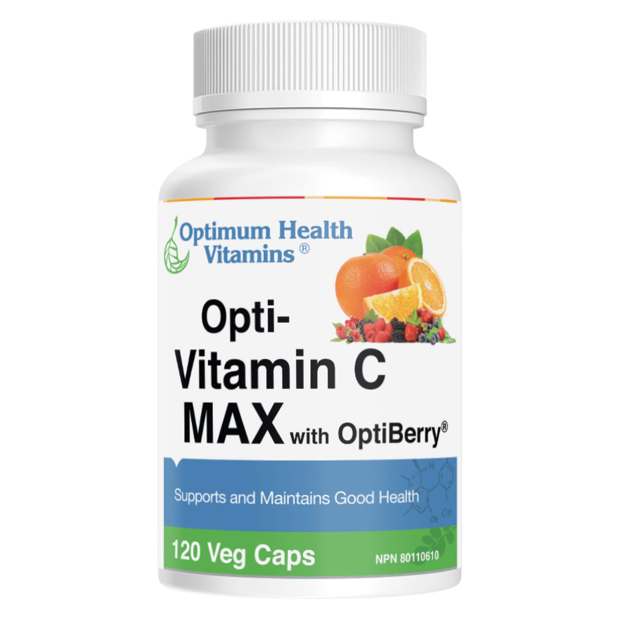 Opti Vitamin C MAX with OptiBurst - High Potency Vitamin C Supplement for Immune Support & Skin Health - Perfect for Daily Wellness, Travel & Cold Season Protection