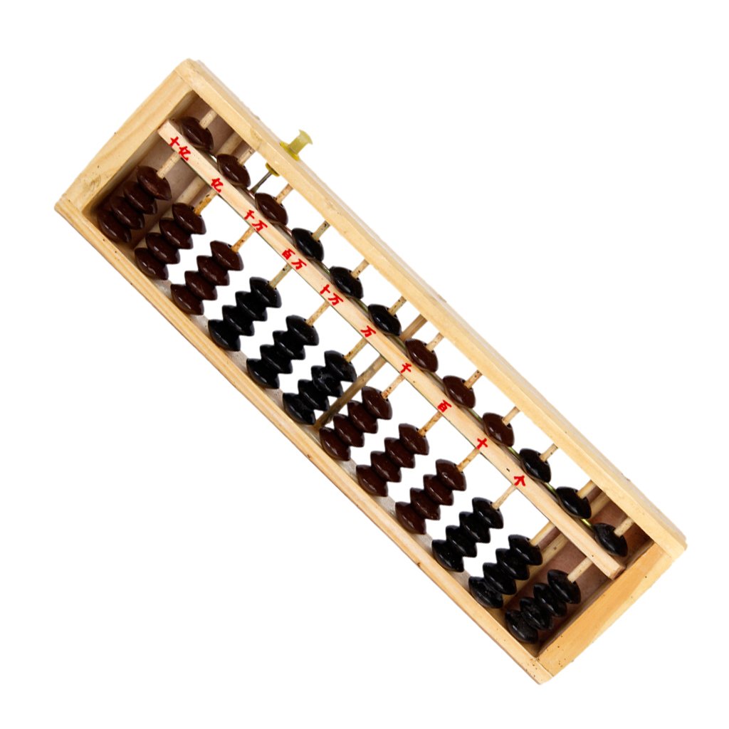 Wooden Abacus Soroban Calculator - Traditional Math Learning Tool for Kids & Adults - Perfect for Classroom, Homeschooling, and Mental Arithmetic Practice