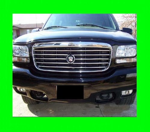 1999-2000 Cadillac Escalade Chrome Front Grille Kit - Replacement Grille for 99-00 Escalade Models - Perfect for Car Restoration & Custom Upgrades