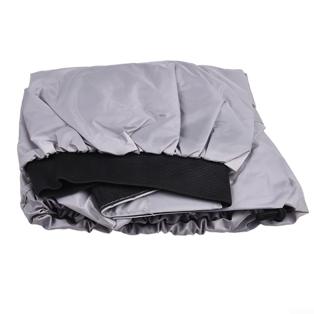 Waterproof Kayak Spray Skirt - Cockpit Cover for Canoe & Marine Boats | Splash Protection Deck Skirt | Light Gray | Perfect for Whitewater, Sea Kayaking & Fishing Adventures