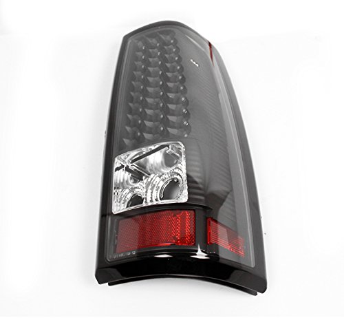 Black LED Altezza Tail Brake Lights for Chevy Silverado & GMC Sierra - High Visibility Rear Lamps for Night Driving & Enhanced Safety