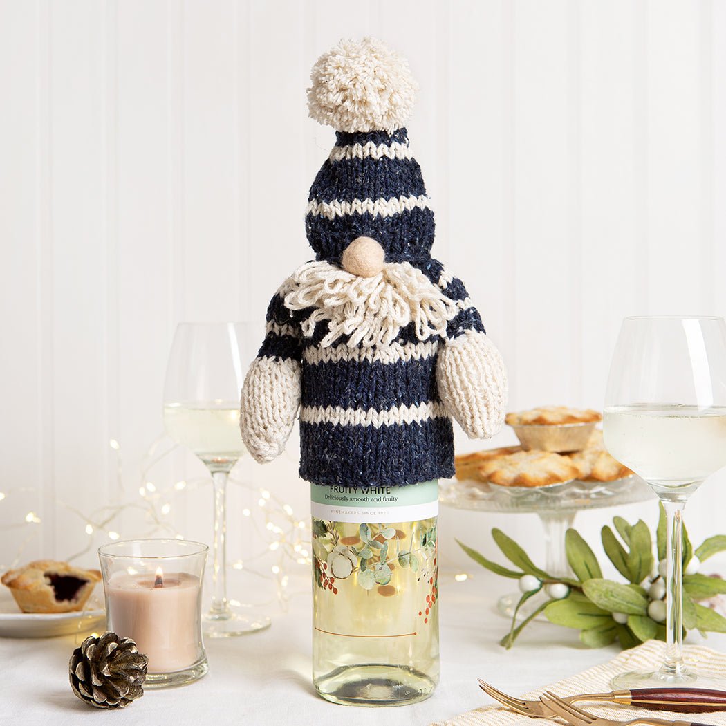 Christmas Gonk Knitting Kit - DIY Holiday Gnome Craft for Beginners | Perfect for Festive Home Decor & Handmade Gifts