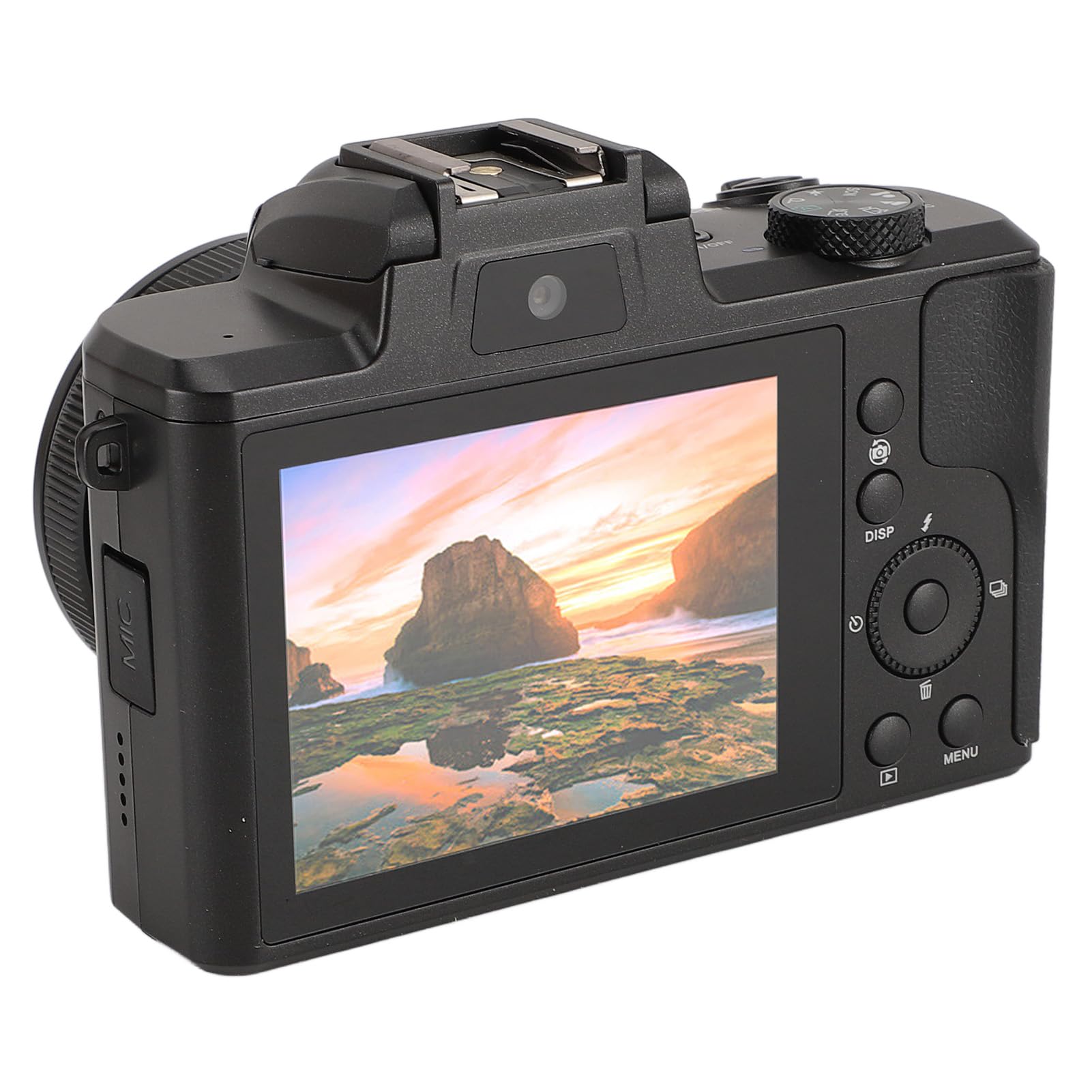5K Digital Camera, 64MP 5X Optical Zoom Vlogging Camera with 3.2in Touch Screen - Compact Anti-Shake Dual Cameras for Kids, Students & Teens - Perfect for YouTube, Travel, Birthday Gifts & Everyday Photography