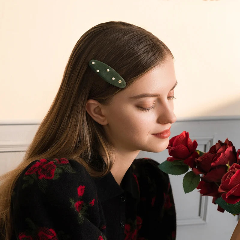 Hair Jewel Snap Clips - Elegant Hair Accessories for Women & Girls | Perfect for Parties, Weddings & Everyday Styling