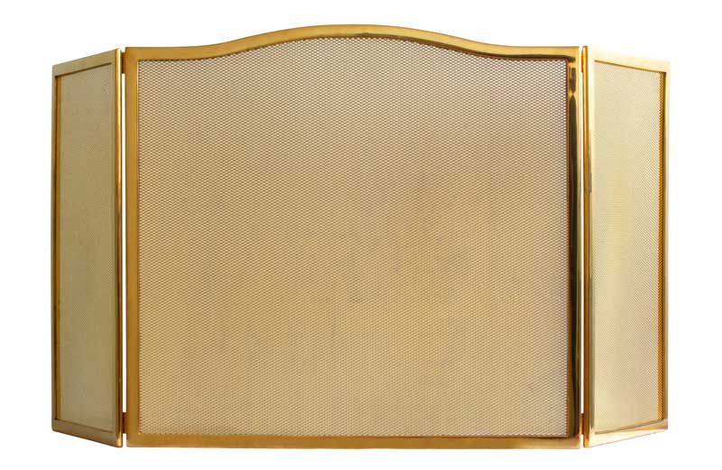 Gnistskydd Mässing Enskede 100 cm - High-Quality Brass Spark Guard for Fireplace Safety - Perfect for Indoor & Outdoor Fire Pits, Wood Stoves, and Camping