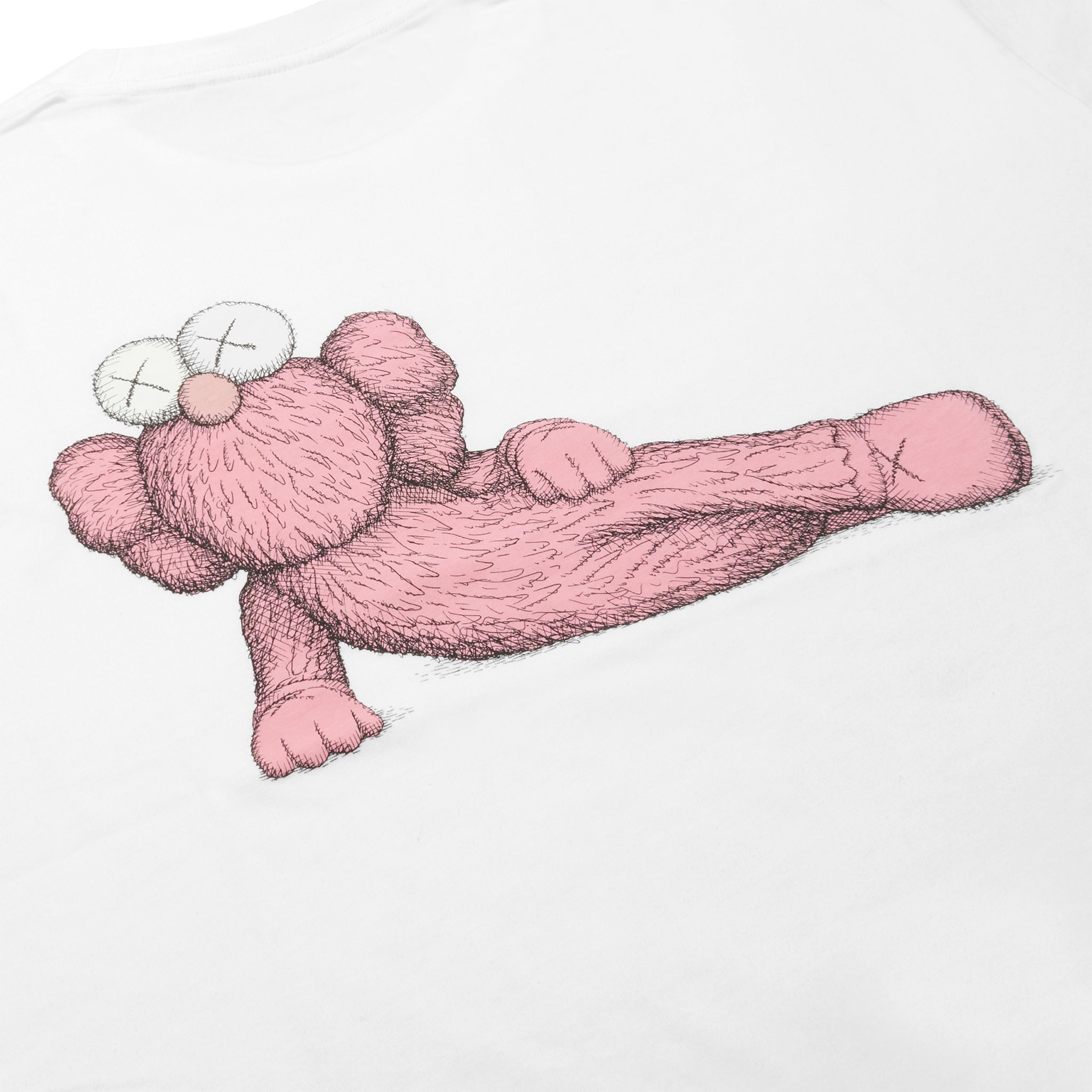 Kaws x Uniqlo UT Graphic White T-Shirt for Men - Limited Edition Cotton Tee with Artist Collaboration - Perfect for Casual Wear, Street Style & Gift Giving