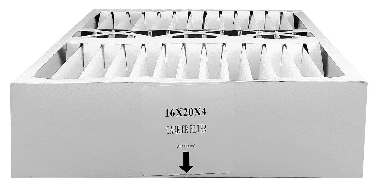 Atomic Replacement Carrier 16x20x4.25 MERV 11 Air Filter 2-Pack – Perfect for HVAC Systems, Home & Office Air Purification