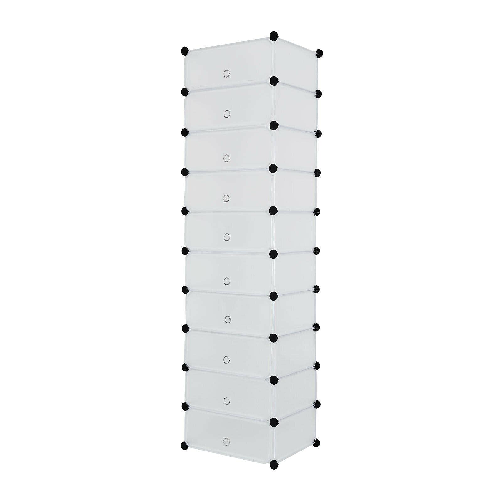10-Tier Shoe Rack Storage Organizer with Drawers & Door - Space-Saving Closet Cabinet for Shoes, Accessories & Home Organization - Perfect for Bedroom, Entryway, and Closet Storage Solutions