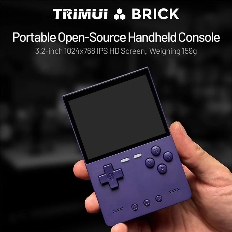 TRIMUI Brick Retro Handheld Game Console - Portable Gaming Device with 1000+ Classic Games - Perfect for Travel, Commuting & Home Entertainment