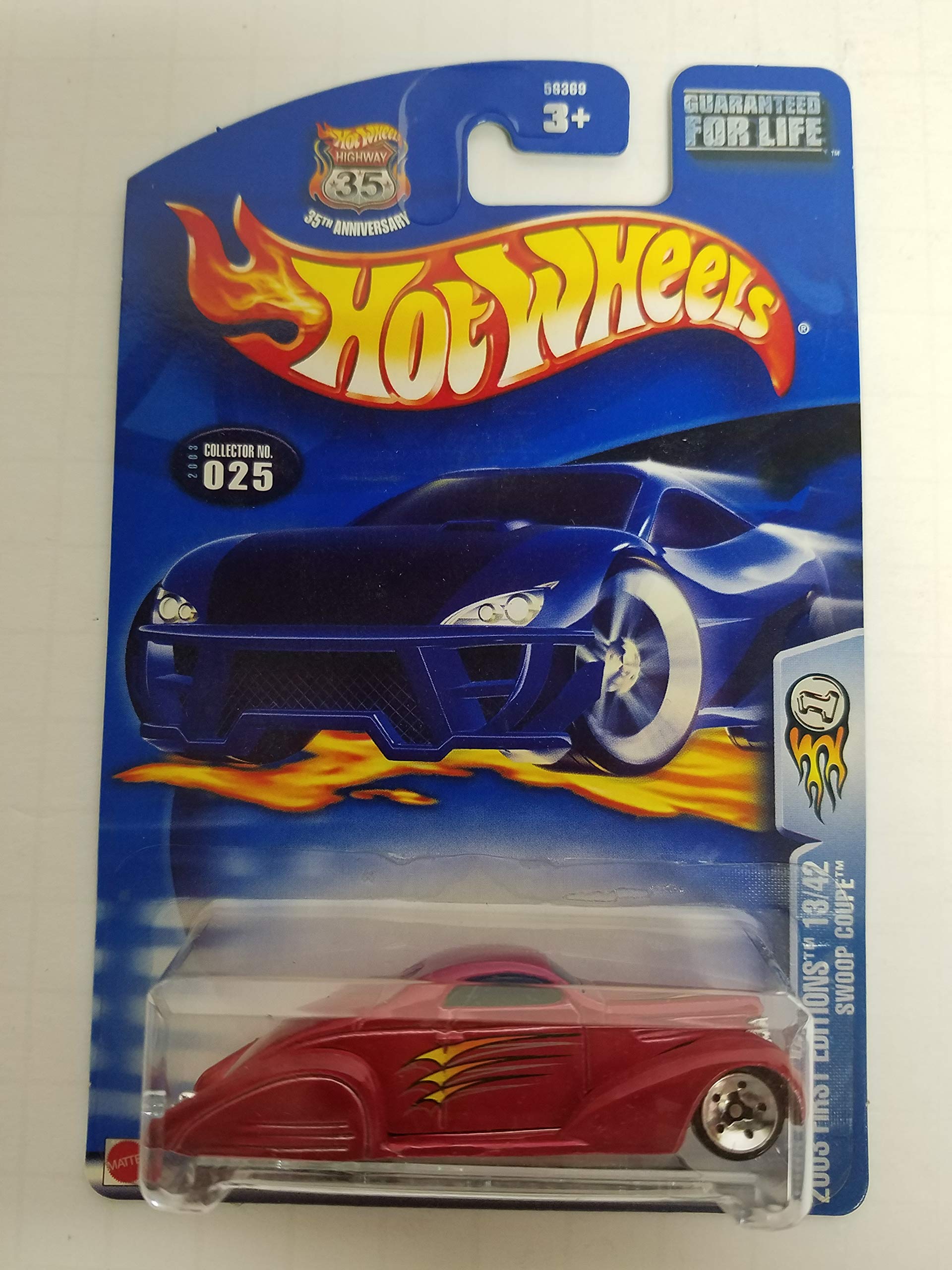 2003 Hot Wheels First Editions Swoop Coupe No. 025 - Limited Edition 13/42 Diecast Car for Collectors & Display