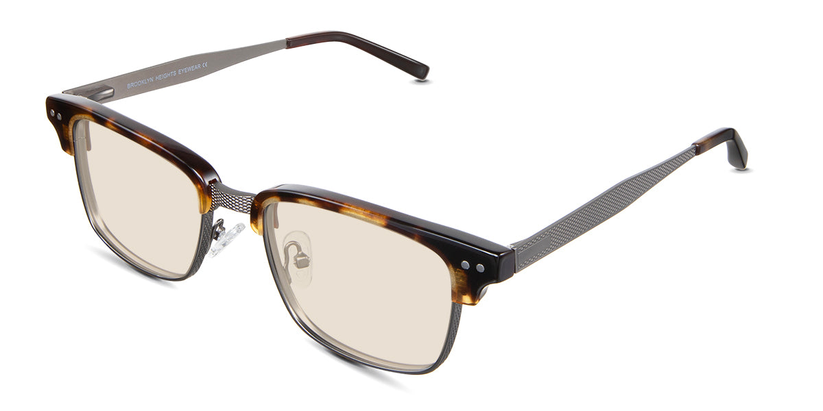 Stylish Brad Men's Prescription Tinted Glasses - Perfect for Reading, Driving & Outdoor Activities