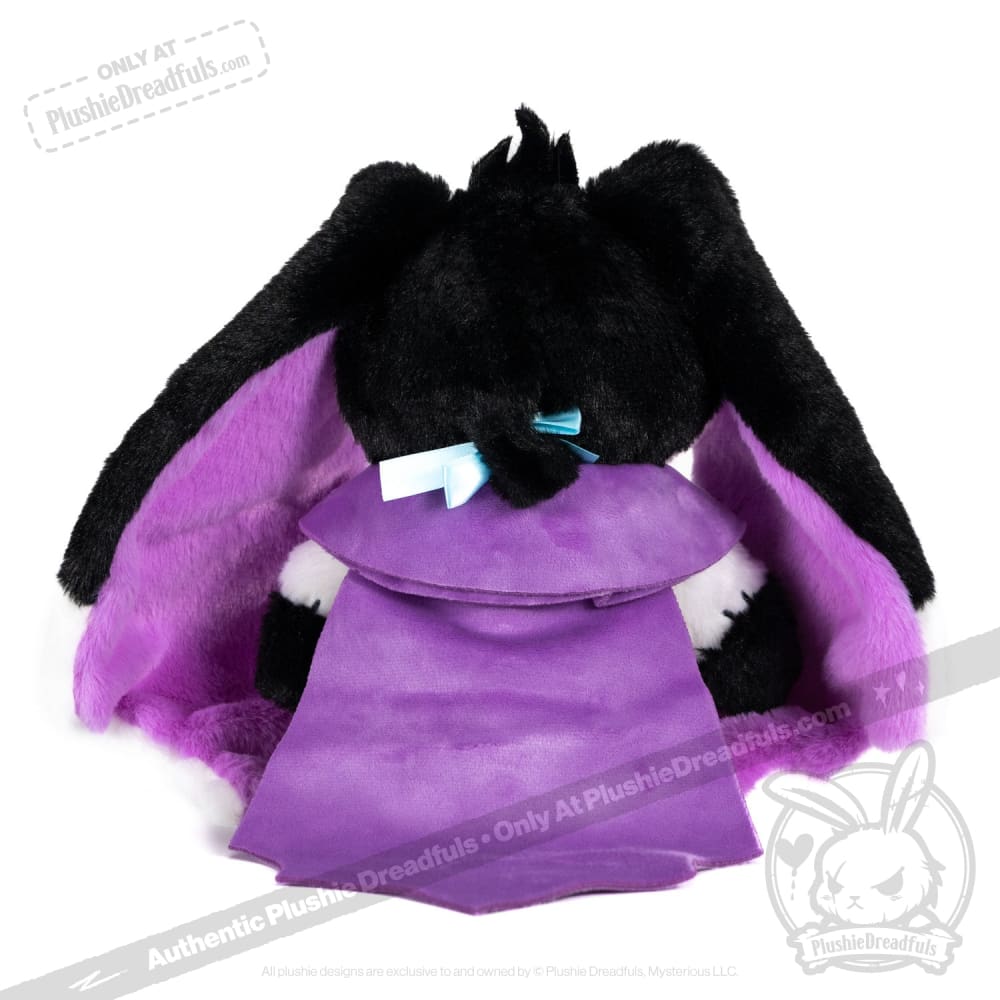 Plushie Dreadfuls Bunny Lugosi - Vampire Bunny Stuffed Animal Toy | Cute Gothic Plush for Halloween Decor, Horror Collectors & Unique Gifts