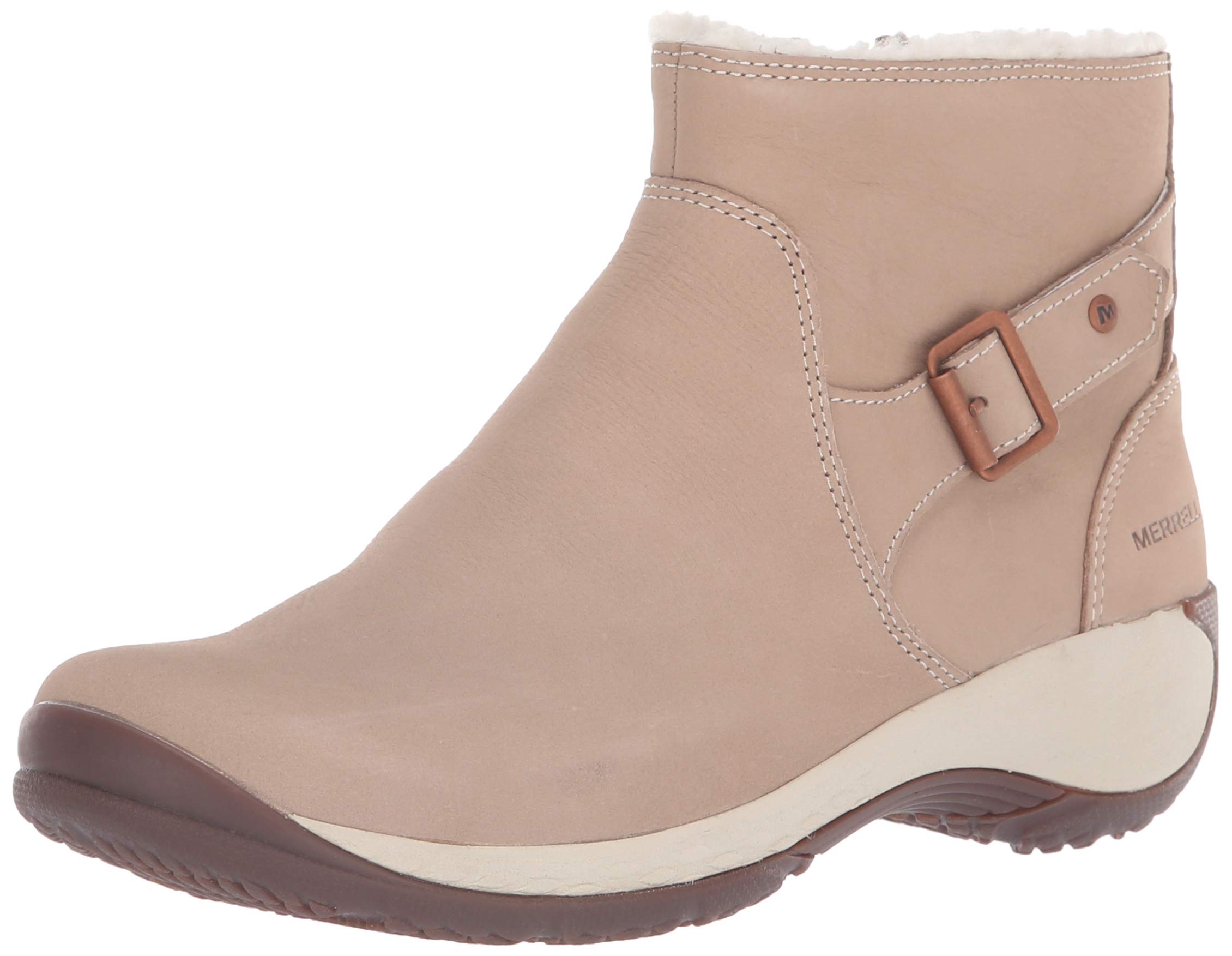 Merrell Women's Encore Mid Hiking Boots - Waterproof Leather & Suede Outdoor Boots for Women | Perfect for Trail Walking, Camping & Winter Adventures