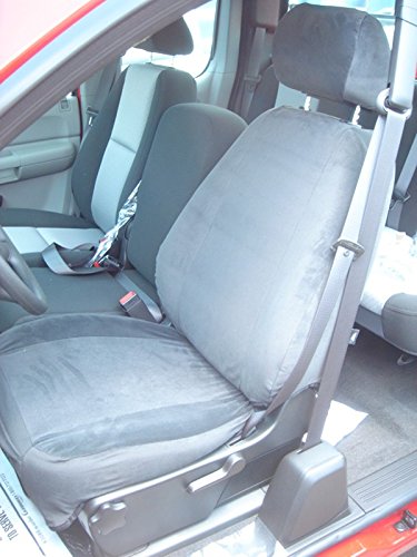 Premium CH23 Beige Velour Seat Covers for Chevy Suburban, Tahoe & GMC Yukon - Complete 3 Row Set (Front Buckets, 60/40 Middle Bench, 50/50 Rear Bench) - Durable & Custom Fit Car Seat Protectors for Comfort & Style - Perfect for Family Road Trips & Daily Commutes