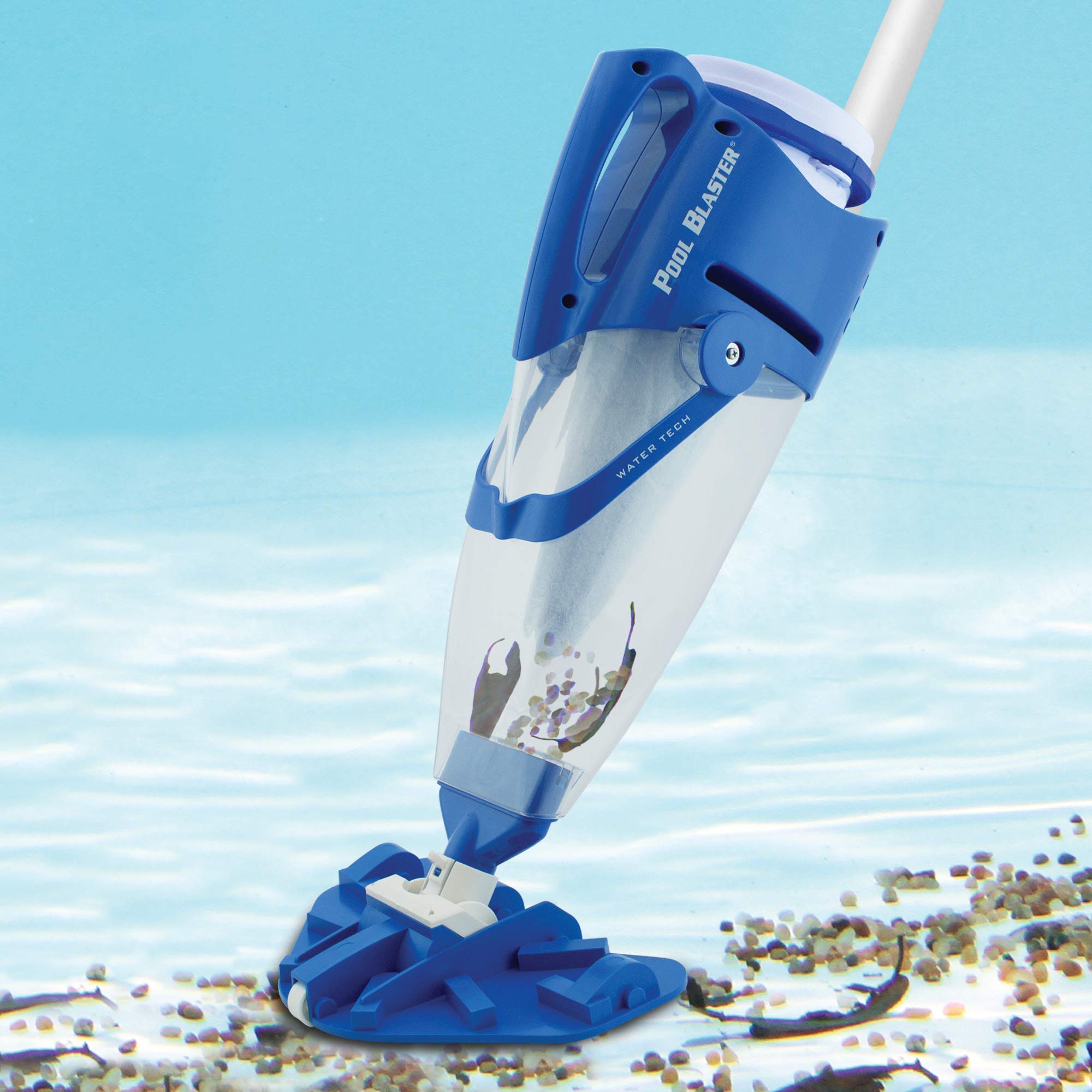 POOL BLASTER Centennial Cordless Pool Vacuum with Pole Set - XL Debris Capacity & Advanced Filtration, Handheld Rechargeable Pool Cleaner for Sand, Silt & Leaves in Inground & Above Ground Pools | Perfect for Quick Pool Maintenance & Seasonal Cleaning
