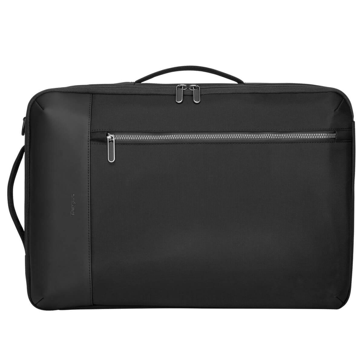 15.6 Inch Urban Convertible Backpack - Waterproof Laptop Bag with USB Charging Port for Men & Women, Perfect for Work, Travel & College (Black)